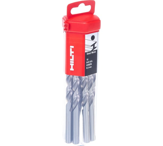 Сверло спиральное HSS (10 шт; 8.5x117х75 мм) Hilti 304928