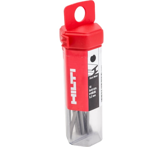 Сверло спиральное HSS (10 шт; 3.2x65х36 мм) Hilti 304904