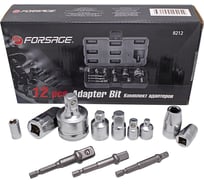 Набор адаптеров 12 предметов Forsage F-8212(8193)