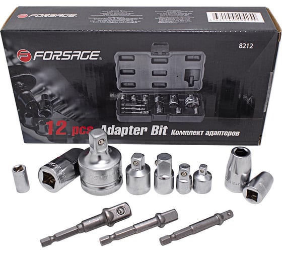 Набор адаптеров 12 предметов Forsage F-8212(8193) 1
