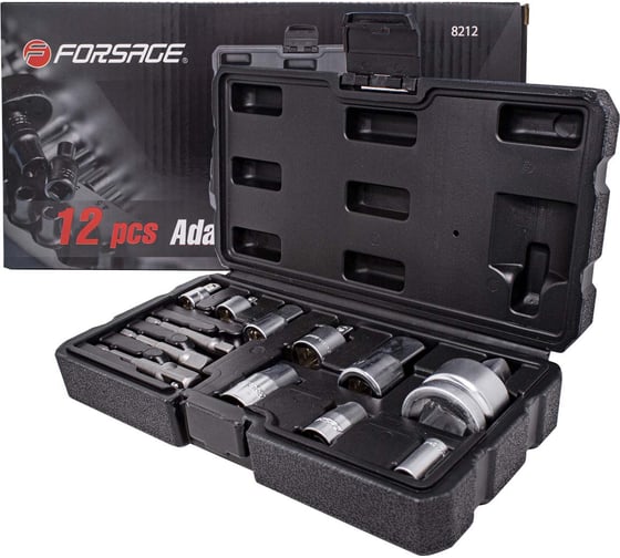 Набор адаптеров 12 предметов Forsage F-8212(8193)