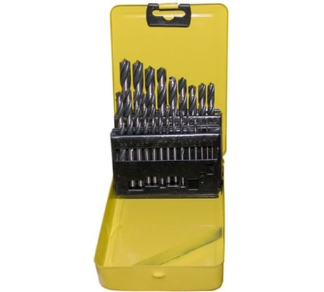 Набор сверл по металлу (23 шт; 1-10.2 мм; шаг 0.5 мм) Энкор 21223