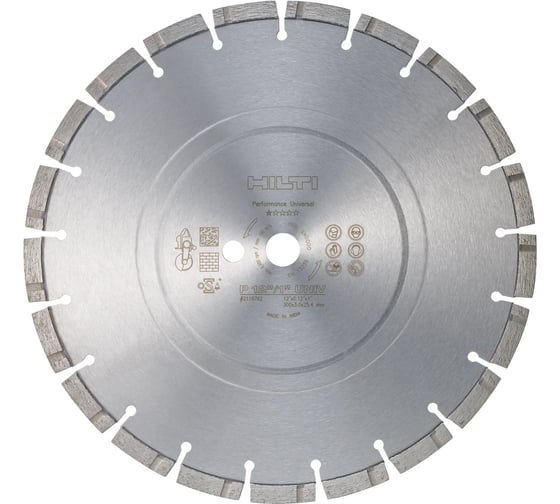 Диск алмазный отрезной универсальный P (300х25 мм) Hilti 2169814 1