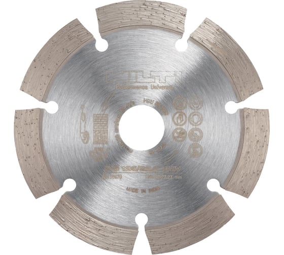Диск алмазный отрезной универсальный P-S (6 шт; 125х22.2 мм) Hilti 2118703 1