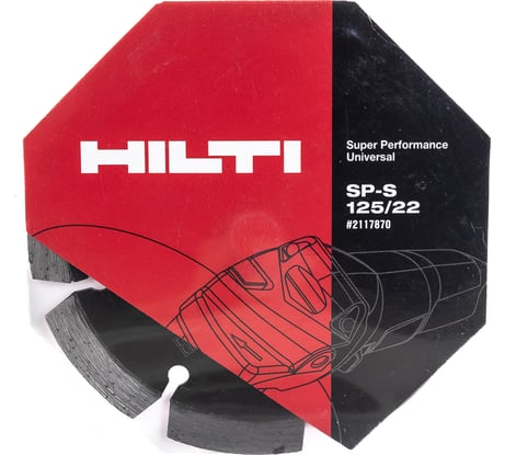 Диск алмазный отрезной универсальный SP-S (125х22 мм) Hilti 2117870