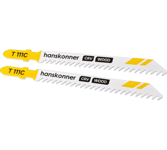 Пилки для лобзика Hanskonner H02-111C 1