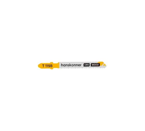 Пилки для лобзика Hanskonner H02-119B