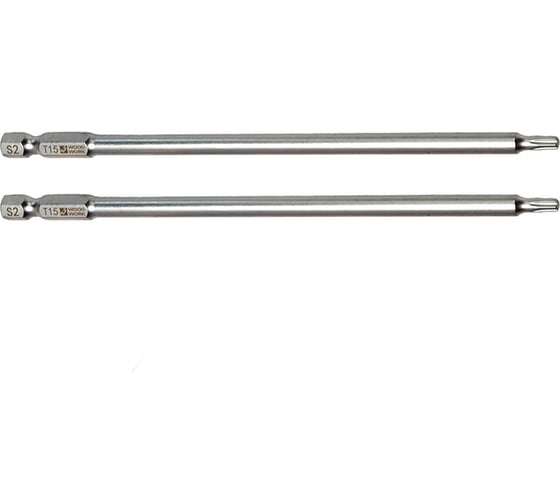 Бита TORX-T15 150 мм, 2 шт WOODWORK TX15-150