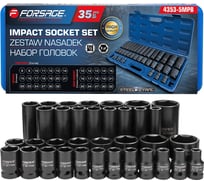 Набор головок 35 предметов, Forsage F-4353-5MPB(59204)
