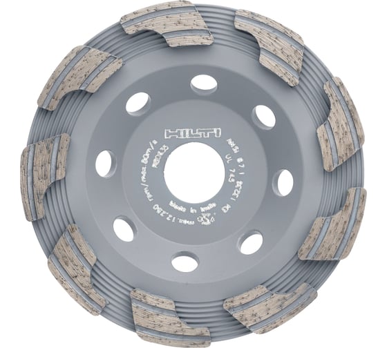 Чашка алмазная шлифовальная универсальная P (2 шт; 125х22.2 мм) Hilti 2163739 1