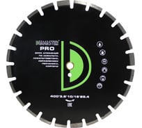 Диск сегментный по асфальту PRO (400х25.4х3.6х10/16 мм; 24Z) DIAMASTER 001.000.6799
