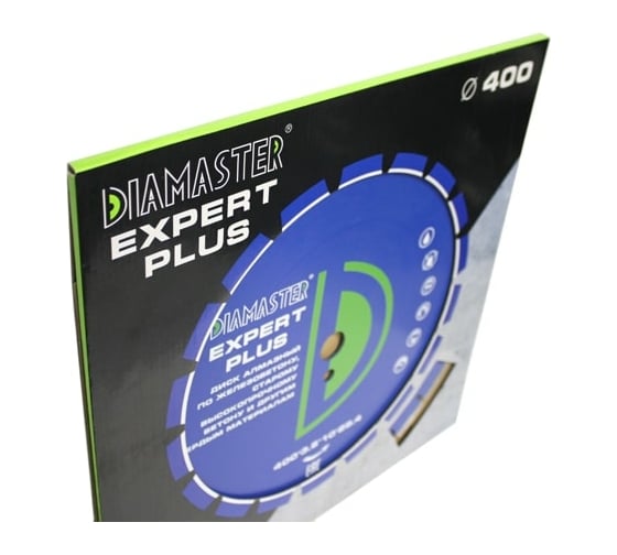 Диск алмазный сегментный по железобетону Expert plus (400х25.4х3.6х10 мм; 28Z) DIAMASTER 121.000.7023