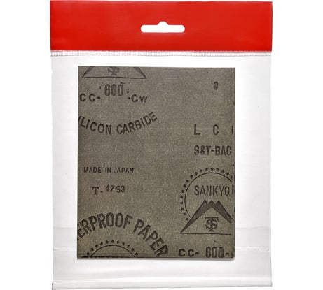 Бумага наждачная водостойкая HAND SIZE (140x115 мм; P600) FUJI Star FJ-HS-P600