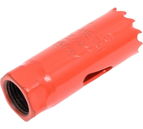 Коронка биметаллическая 19 мм, глубина сверления 38 мм GREPP 100 207-38019