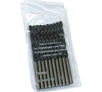 Сверло по металлу (10 шт; 4.3х47х80 мм; ц/х; Р6М5) STV 00-00008929