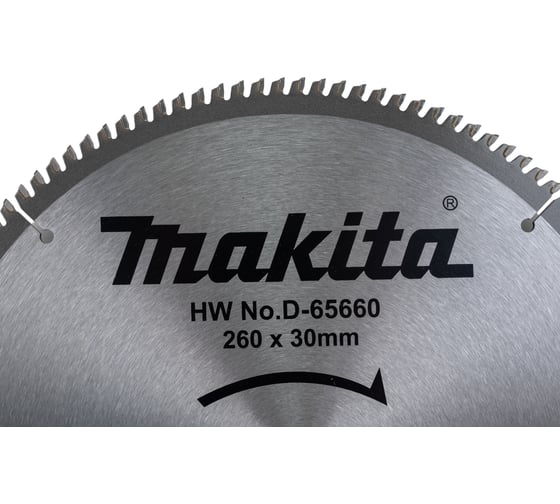 Диск пильный универсальный D-65660 (260х30х2.6 мм; 120Т) Makita 199175