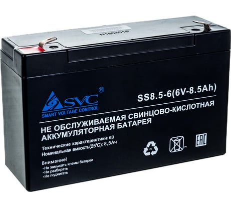 Батарея аккумуляторная SVC SS8.5-6
