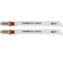 Полотно для электролобзика T111C (2 шт; 100 мм) FIT 40935