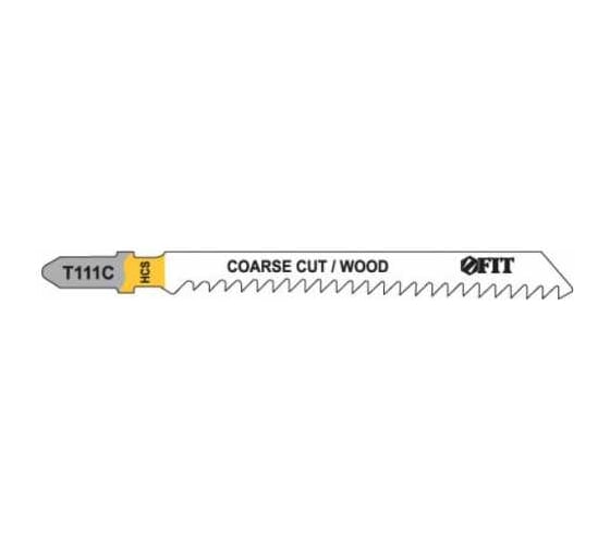 Полотно для электролобзика T111C (2 шт; 100 мм) FIT 40935