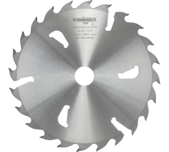 Пила дисковая HW многопильная 400x50x4.4/3.2 мм, Z24, FZ Golden Eagle TL26179 1