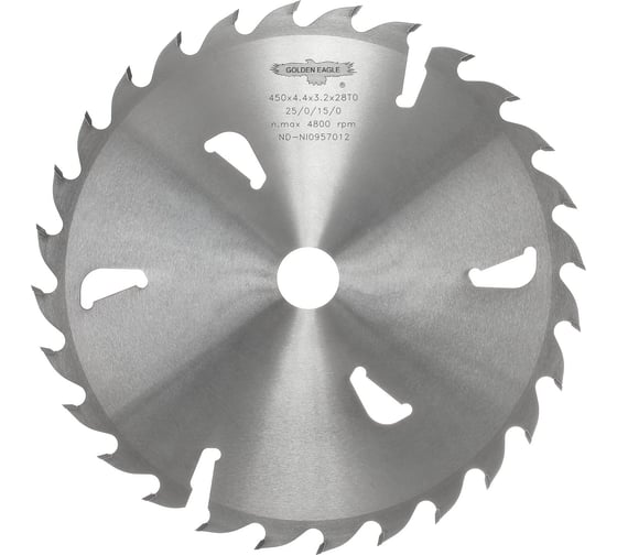 Пила дисковая HW многопильная 450x50x4.4/3.2 мм, Z28 FZ Golden Eagle TL26186