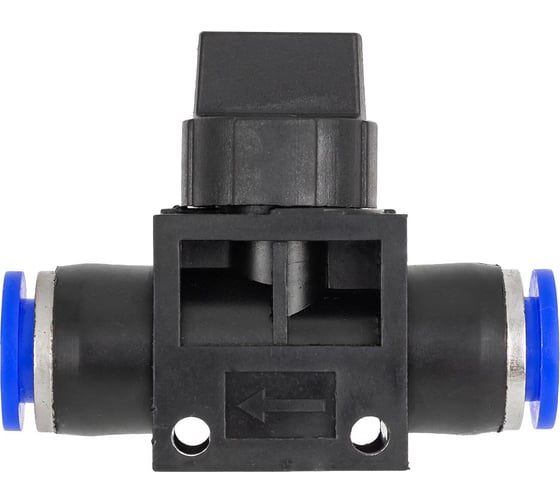 Фитинг с краном 8x8 мм для пластиковых трубок Forsage F-SHVFF08-08(59352)
