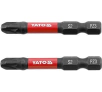 Биты ударные PZ3, 50 мм, 1/4", 2 шт YATO YT-78045