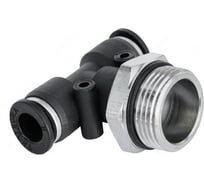 Фитинг тройник трубки ПВХ (наружная резьба) M22x1.5, d 12 мм, 10 шт Дали-Авто DA-01328