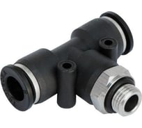 Фитинг тройник трубки ПВХ (наружная резьба) M8x1, d 10 мм, 10 шт Дали-Авто DA-01828