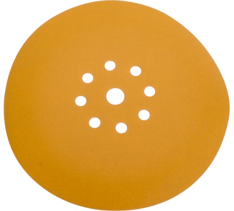 Шлифовальный круг на липучке ABRAFORM Giraffe GOLD 225 мм, 9 отв., Р240, 5 шт AF5-GG-240