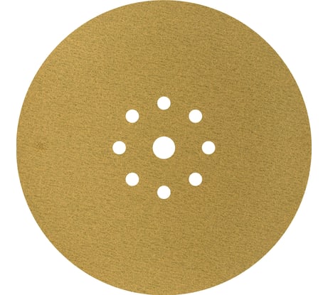 Шлифовальный круг на липучке ABRAFORM Giraffe GOLD 225 мм, 9 отв., Р120, 5 шт AF5-GG-120