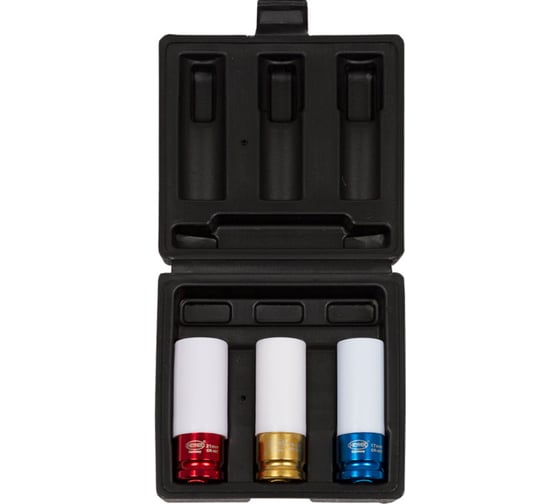 Набор ударных головок Pro (3 шт; 17-21 мм; 1/2) Heyner 348 500