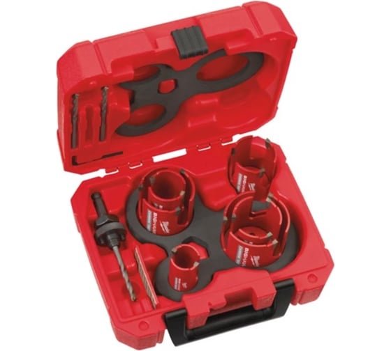 Набор коронок Big Hawg 10 шт по мультиматериалам Milwaukee 4932464939 1