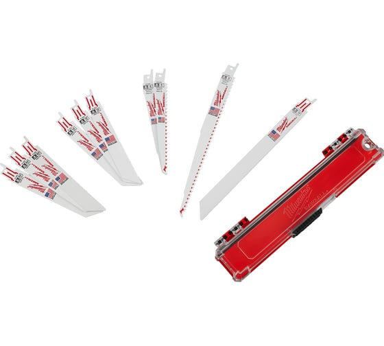 Набор сабельных полотен 10 шт Milwaukee 49222211 1