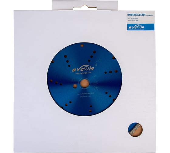 Круг алмазный отрезной BYCON Ø125mm Premium для резки ж/б, гранита, камня и тротуарной плитки арт. 3035125