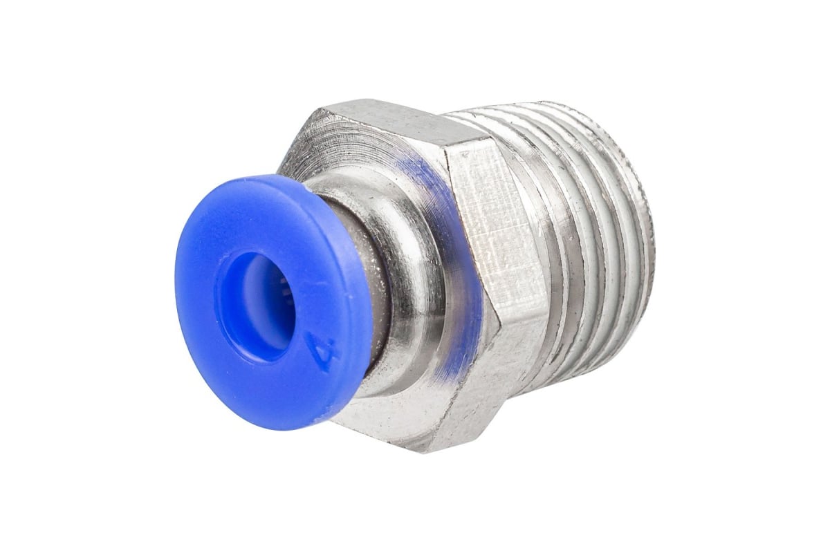 Фитинг для пластиковых трубок 4 мм с наружной резьбой 1/4 Forsage F ...