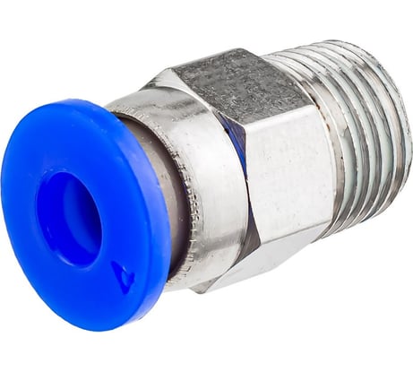 Фитинг для пластиковых трубок 4 мм с наружной резьбой 1/8 Forsage F-SPC04-01(59363)