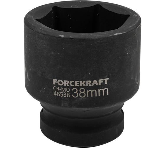 Головка ударная 6-гранная 38 мм, 3/4"DR Forcekraft FK-46538(16202) 1