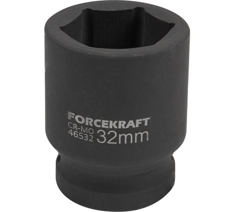Головка ударная 6-гранная 32 мм, 3/4"DR Forcekraft FK-46532(16197)