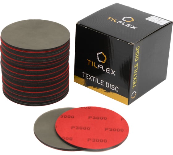 Шлифовальный круг TILFLEX  на тканево-поролоновой основе 150 mm (аналог Abralon) P3000 (в коробке 20 шт) TL39-3000/20