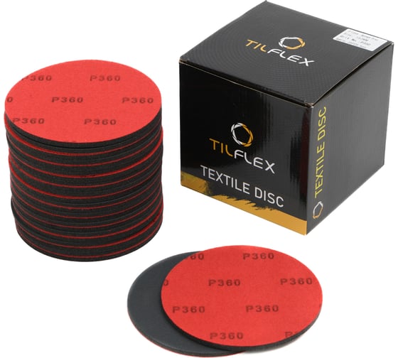 Шлифовальный круг TILFLEX  на тканево-поролоновой основе 150 mm (аналог Abralon) P360 (в коробке 20 шт) TL39-360/20