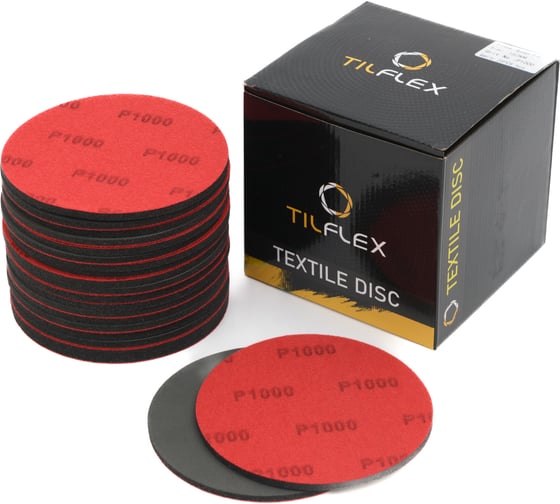 Шлифовальный круг TILFLEX  на тканево-поролоновой основе 150 mm (аналог Abralon) P1000 (в коробке 20 шт) TL39-1000/20