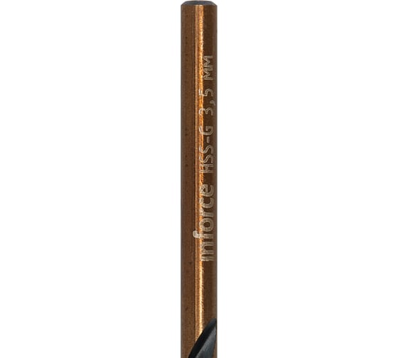 Сверло по металлу HSS-G (2 шт; 3.5х70х39 мм) Inforce 11-01-666