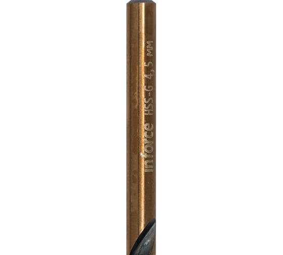 Сверло по металлу HSS-G (4.5х80х47 мм) Inforce 11-01-685