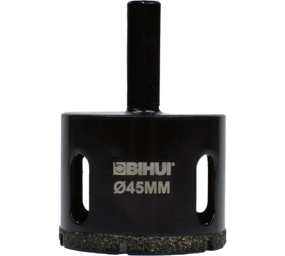 Коронка алмазная по керамограниту 45 мм BIHUI DBW45