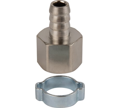 Штуцер пневматический елочка с обжимным кольцом, внутренняя резьба 1/2", 12 мм Optimus OPT-74012HF