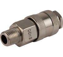 Соединение быстросъемное пневматическое с внешней резьбой 1/4" Optimus OPT-720SMA