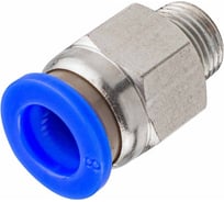 Фитинг для пластиковых трубок 8 мм с наружной резьбой 1/8 Forsage F-SPC08-01(59368)