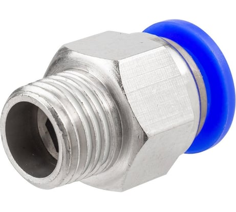 Фитинг для пластиковых трубок 10 мм с наружной резьбой 1/4 Forsage F-SPC10-02(59372)