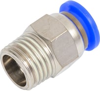 Фитинг для пластиковых трубок 8 мм с наружной резьбой 1/4 Forsage F-SPC08-02(59369)